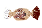 Конфета Финик в бело-темной шоколадной глазури